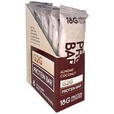 G2G PRTN BAR ALMOND COCONUT 8/2.47Z