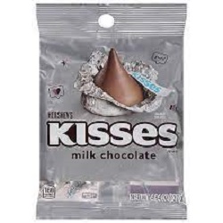 HERSH MILK CHOC KISSES 4.84Z PEG