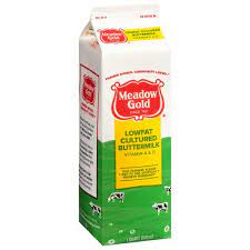 MEADOW GOLD BUTTERMILK 1% HLF GAL