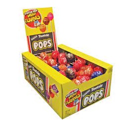 TOOTSIE POPS ASSTD 100/BX