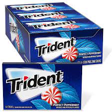 TRIDENT PEPPERMINT 12CT