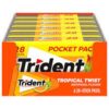 TRIDENT POCKET PACK TROP TWST 6/28PC