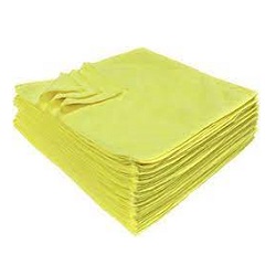 MICROFIBER YELLOW TOWEL 50PK