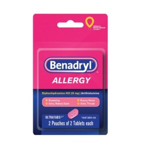 HS BENADRYL ALLERGY CAP 6/4PC
