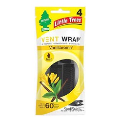 CARFRSH VNT WRAP VANILLAROMA 4/4PK