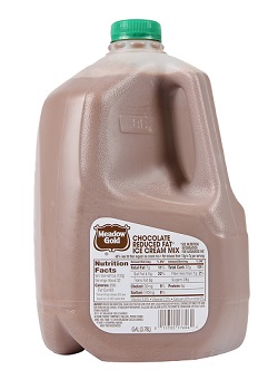 MEADOW GOLD CHOC ICE CREAM MIX 5% GAL